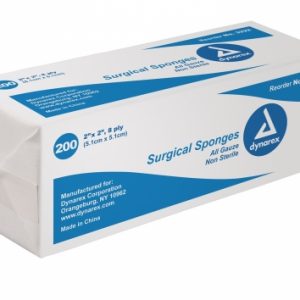 2″ x 2″ Non Sterile Gauze 8 Ply: Box of 200
