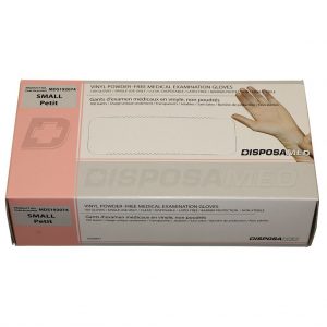 Vinyl Medical Examination Gloves Powder-Free, Small 100’s