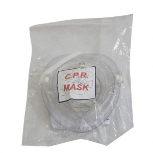 CPR MASK WITH 02 INLET in bag